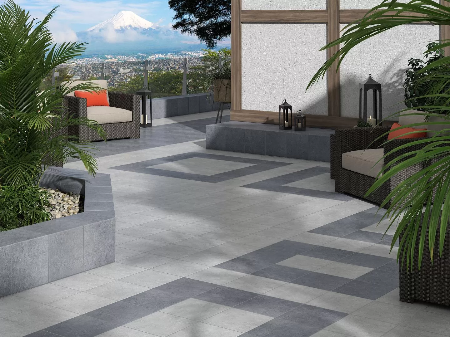 SG912000N/GR Ступень Аллея Фронтальная серый темный 30х30 - фото 2