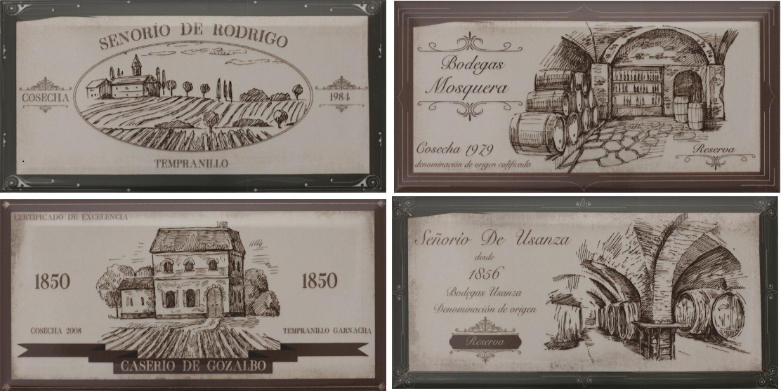 Декор Biselado Eclectic Hueso Wine Labels Decor Mix - фото 5