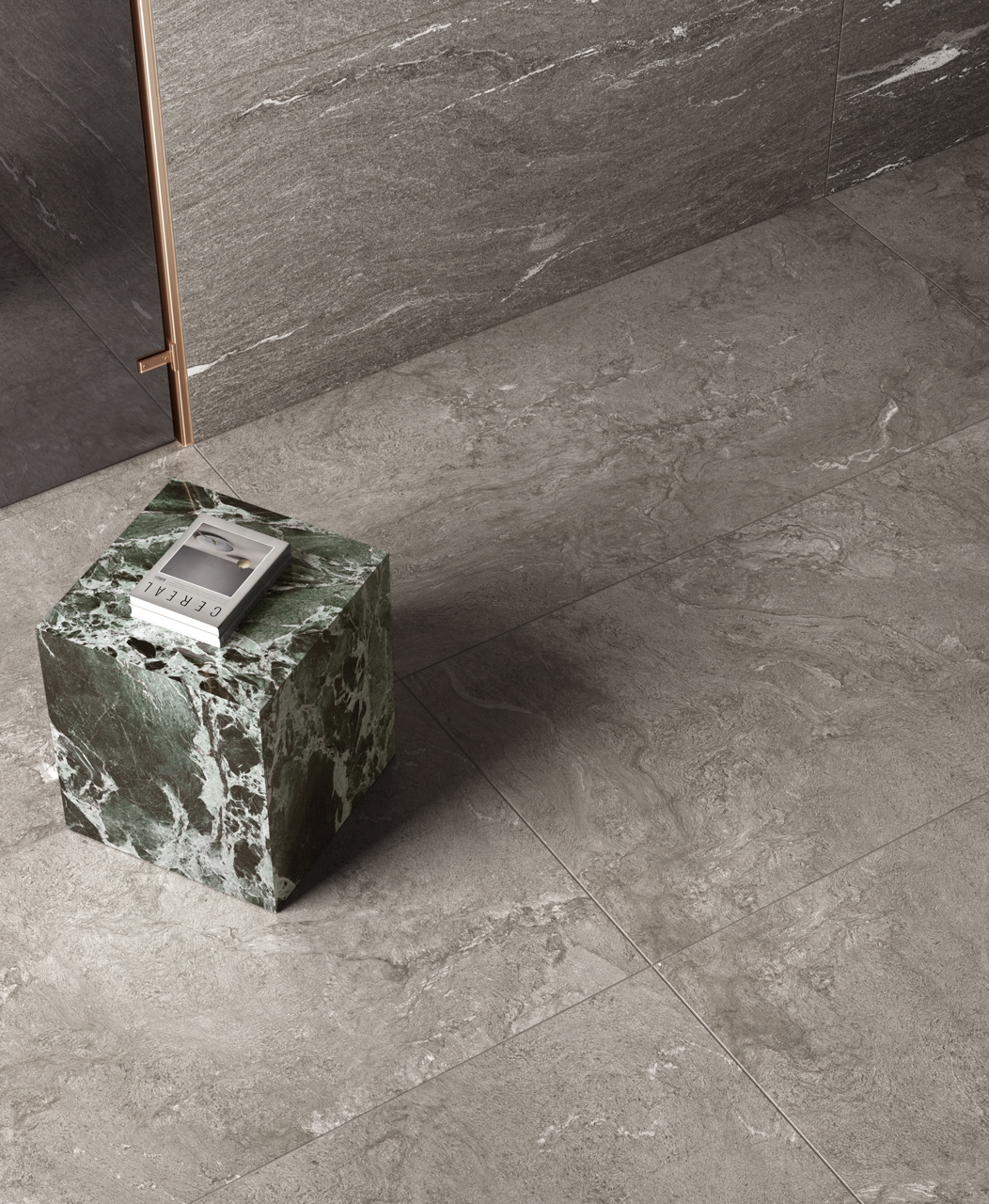 ALP003 На пол Alpine Light Grey Vein 3D Texture 60x120 - фото 13