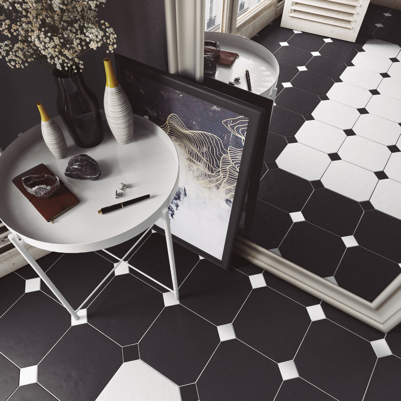 20555 На пол Octagon Gris Mate 20x20 - фото 9