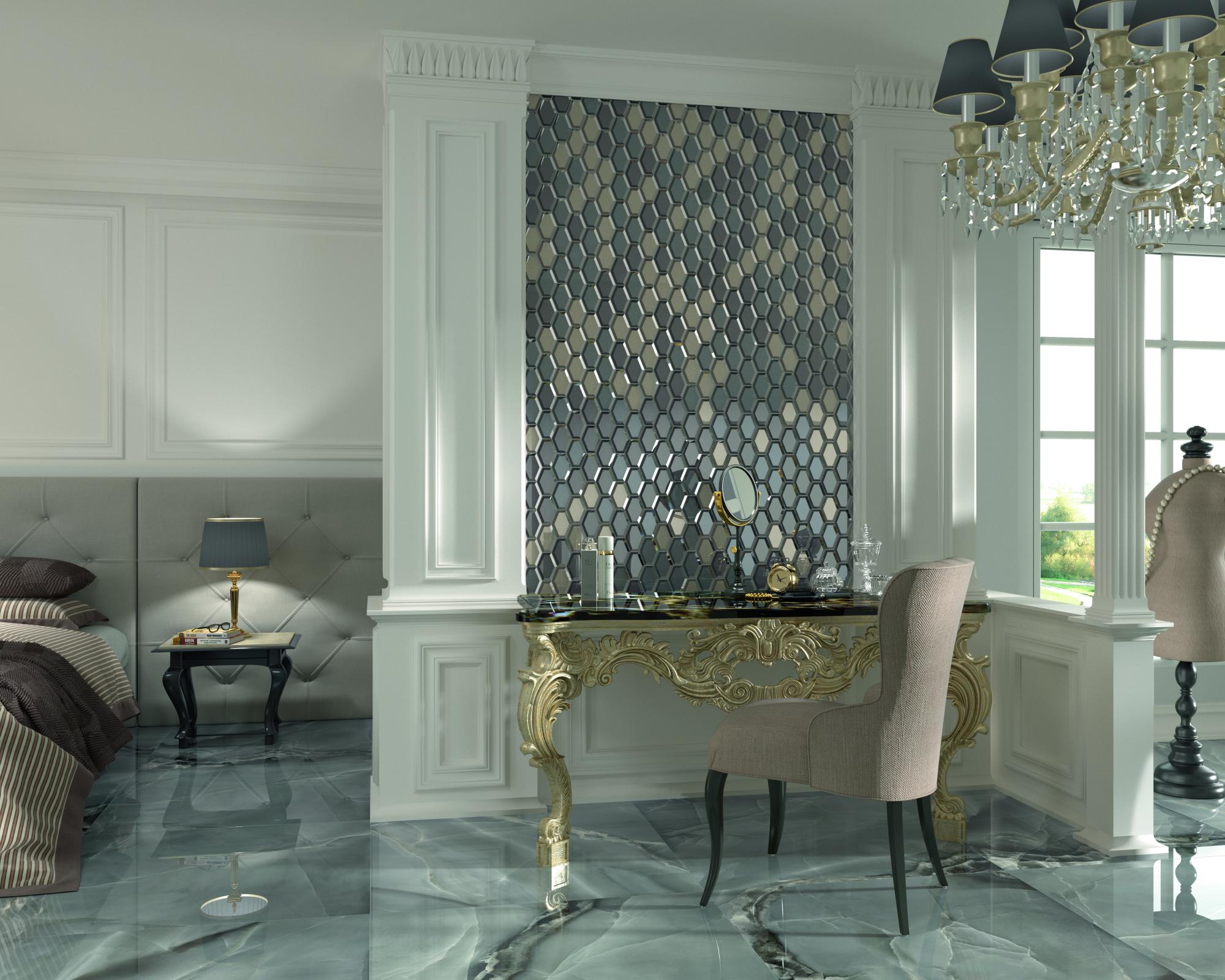 188311 На пол Selene Light Satin 90x90 - фото 18