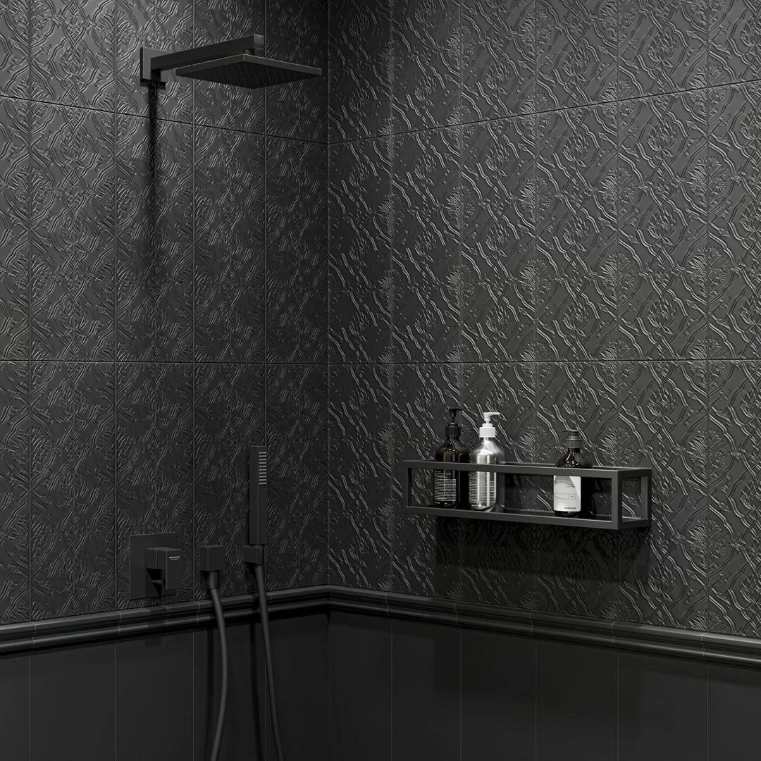 BLB050 Бордюр Альвао Багет Черный Матовый - фото 9