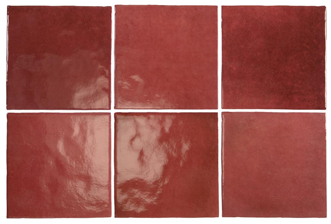 24457 На стену Artisan Burgundy 13.2х13.2