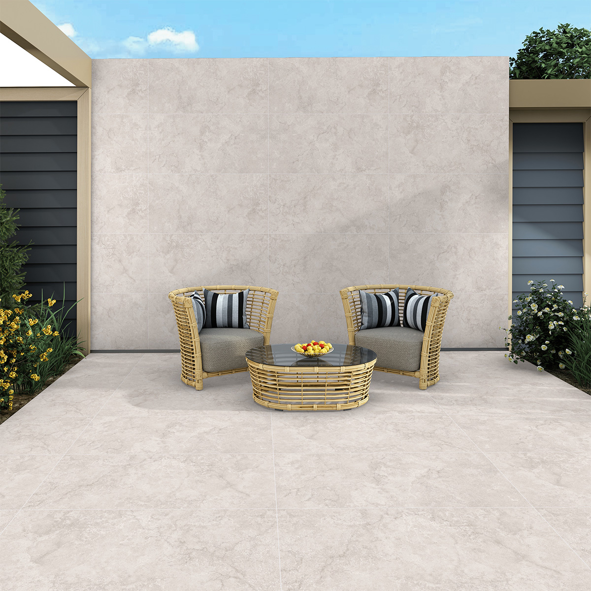 N40071 На пол Stone Duomo Beige Matt Str 60x120 - фото 7