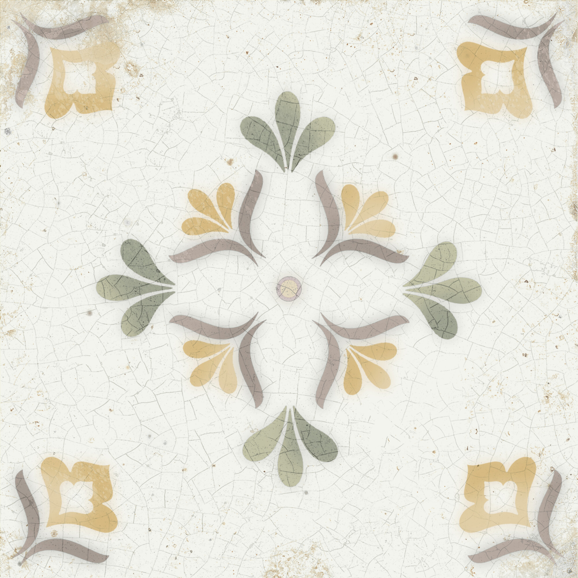 41825 На стену Mayolica Flower 14.8x14.8
