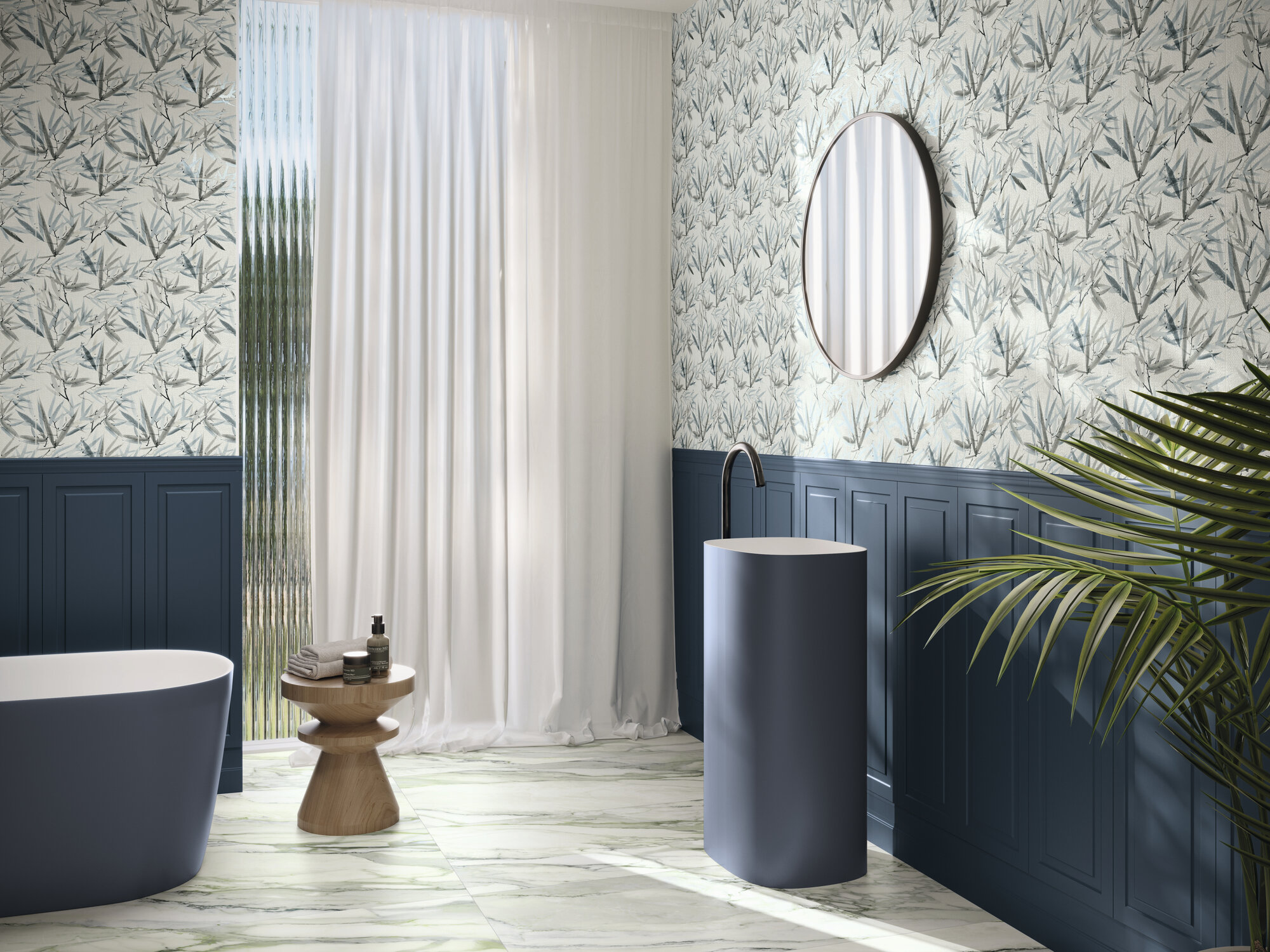 A043846 На стену Fables Lilium Beige Rect 30x90 - фото 17