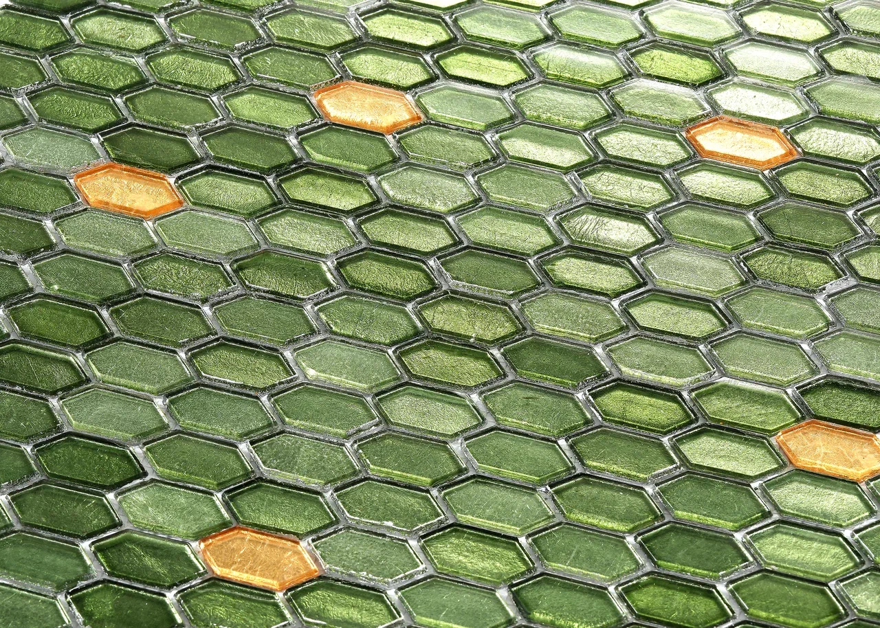 На стену Glass Antic Gold Murano 295x298x4 - фото 20