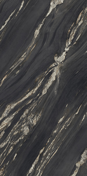 UM6SK157674 Напольный Ultra Marmi Tropical Black Levigato Silk Sk 75x150 6mm