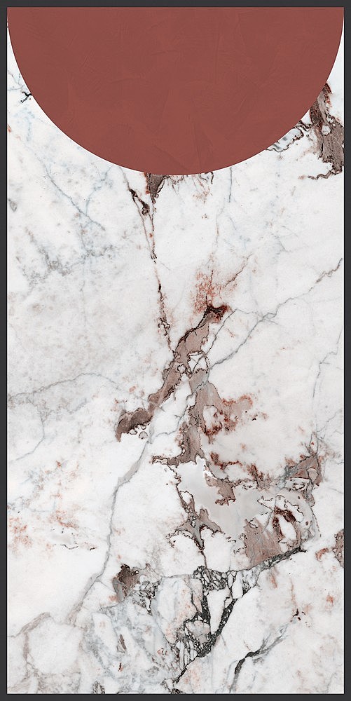 764127 Декор Policroma Volta Breccia-Mattone Mat Ret 6mm 120x240 - фото 3