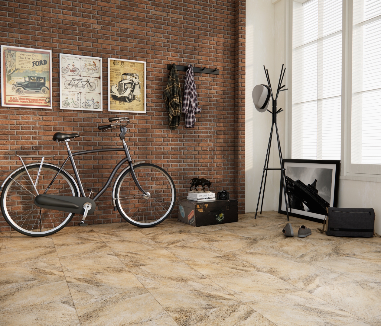 На пол Atlantic GP Sand 41.2x41.2 - фото 5