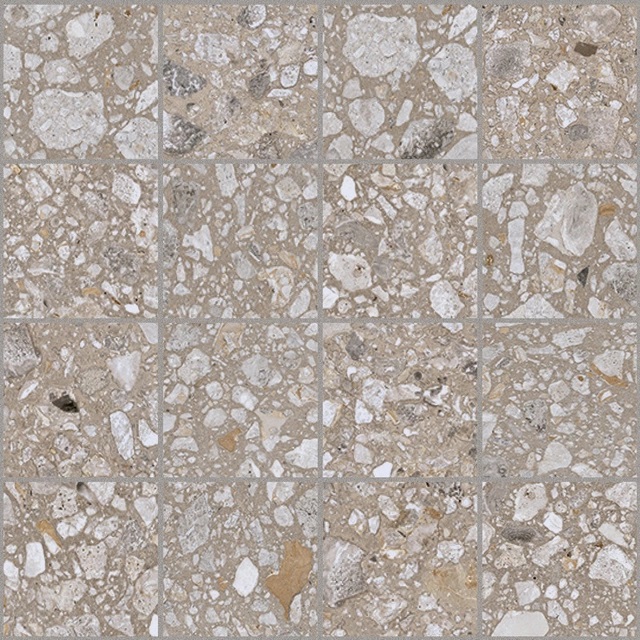 772552 Декор Match Up Earl Grey Mix Comfort Mosaico 6mm 7.5x7.5 30x30