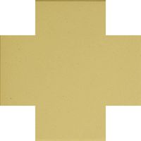 На пол Метлахская плитка 070CRVAN Cross 7 Vanilla VAN 7x7