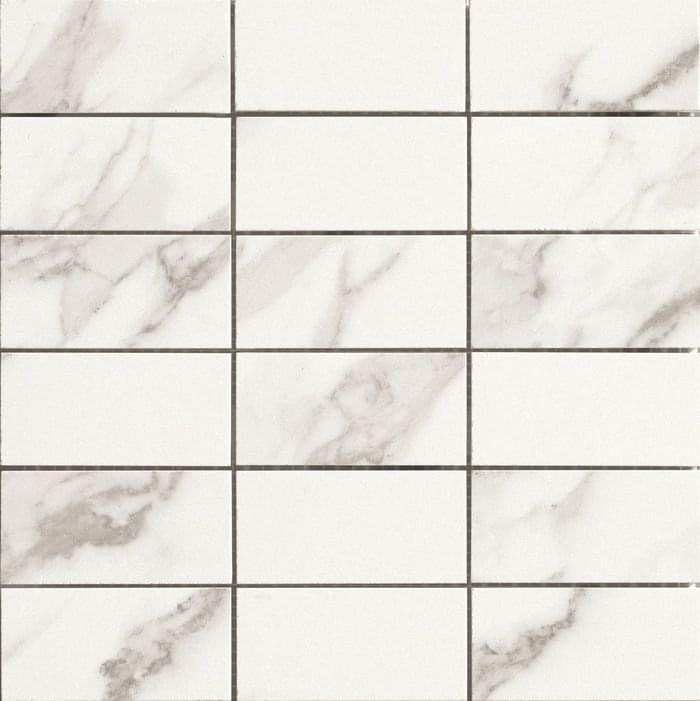 Напольная Marmoker Mosaico Statuario Grigio Lucido 5x10 30x30