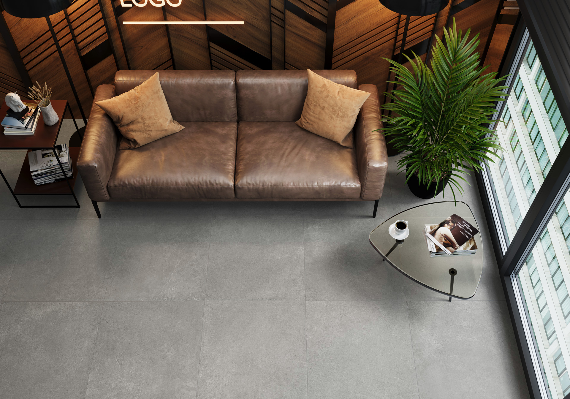 GP6060MIM31M На пол Microcement Bronze матовый 600x600x9.5 - фото 9