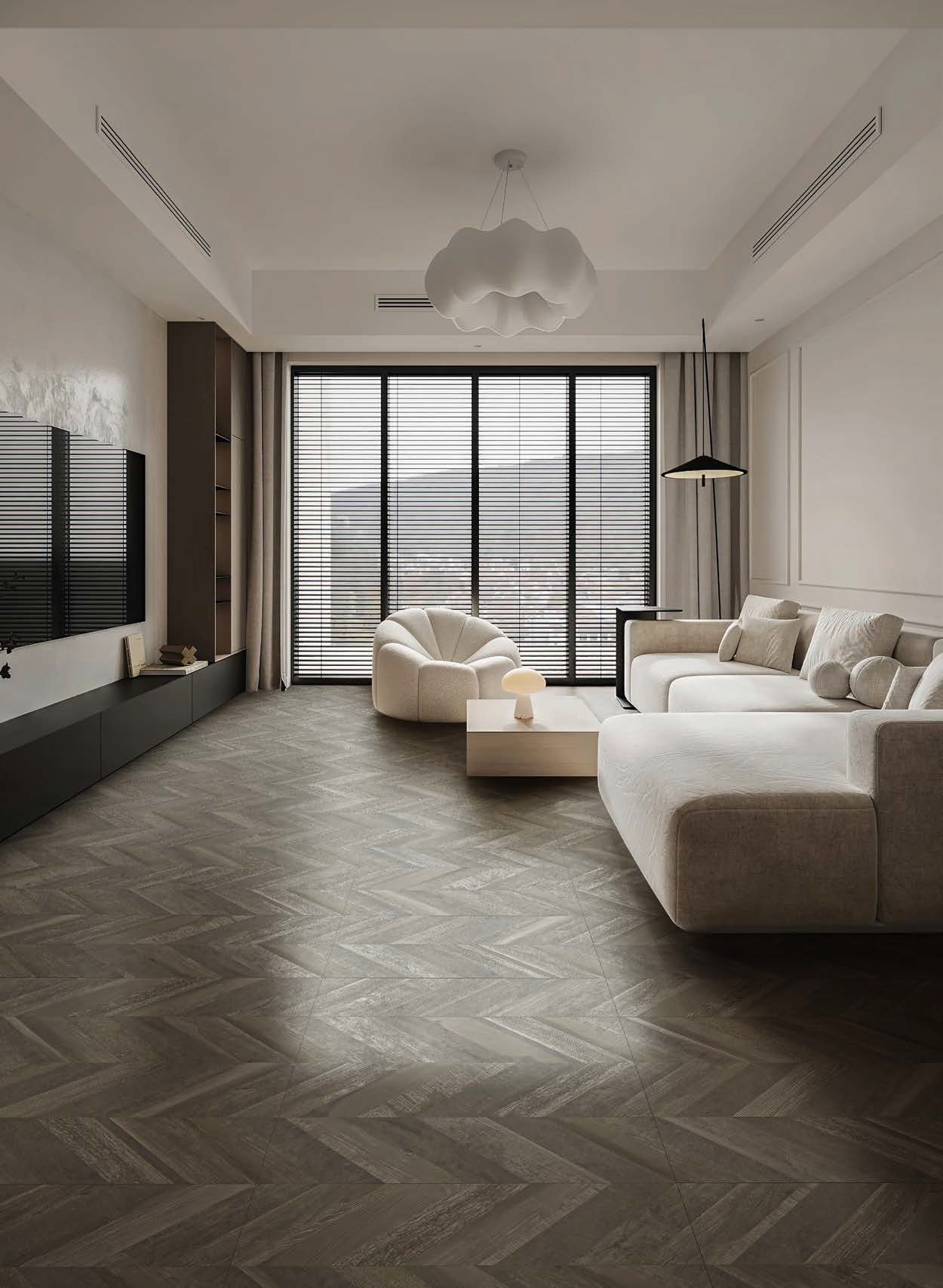 На пол Chevron Oak Natural 49.75x99.55 - фото 8