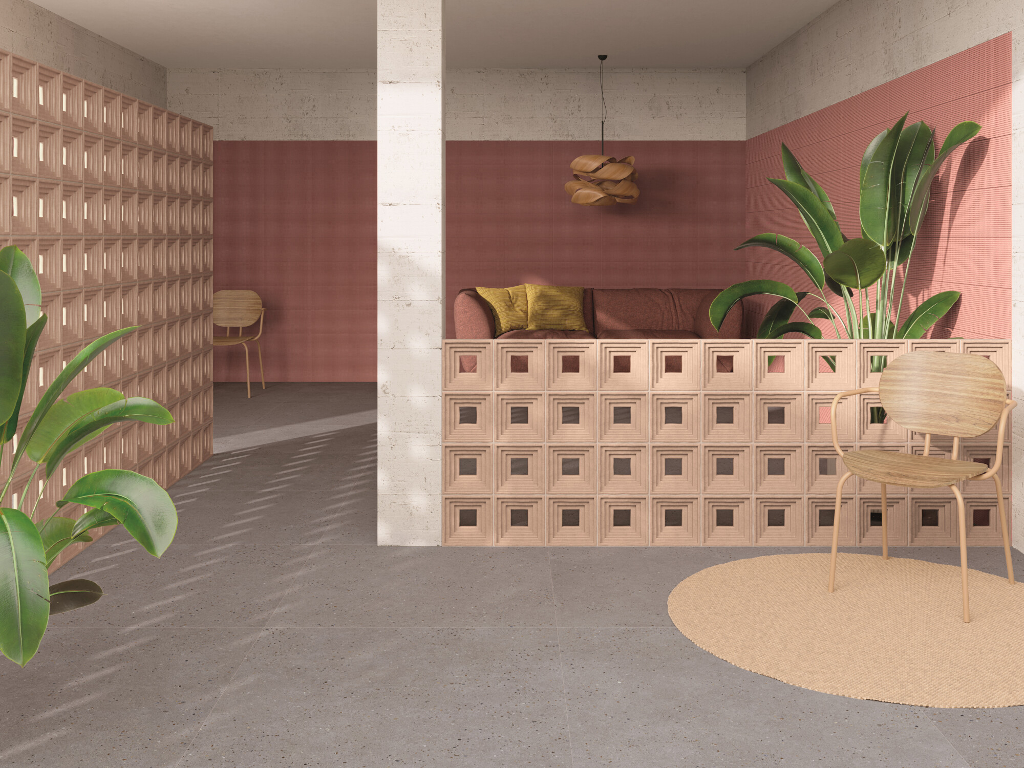 33888 На стену Pique Cloth Anthracite 19.8х19.8 - фото 4