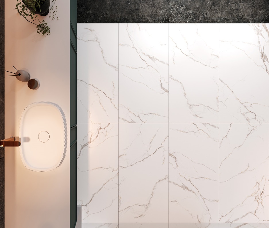 NTT9121P  На пол Bright And Shiny Calacatta Light Grey 60x120 - фото 59