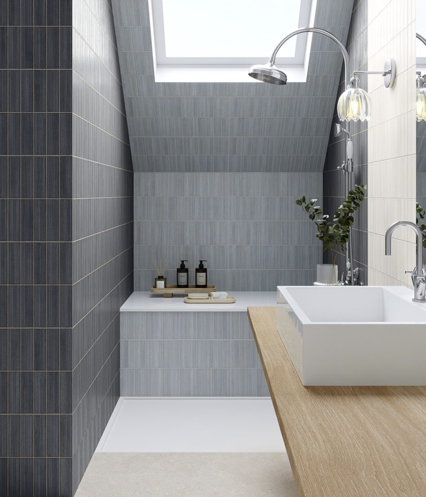 На стену Kirei Dark Gloss 32x62.5 - фото 12