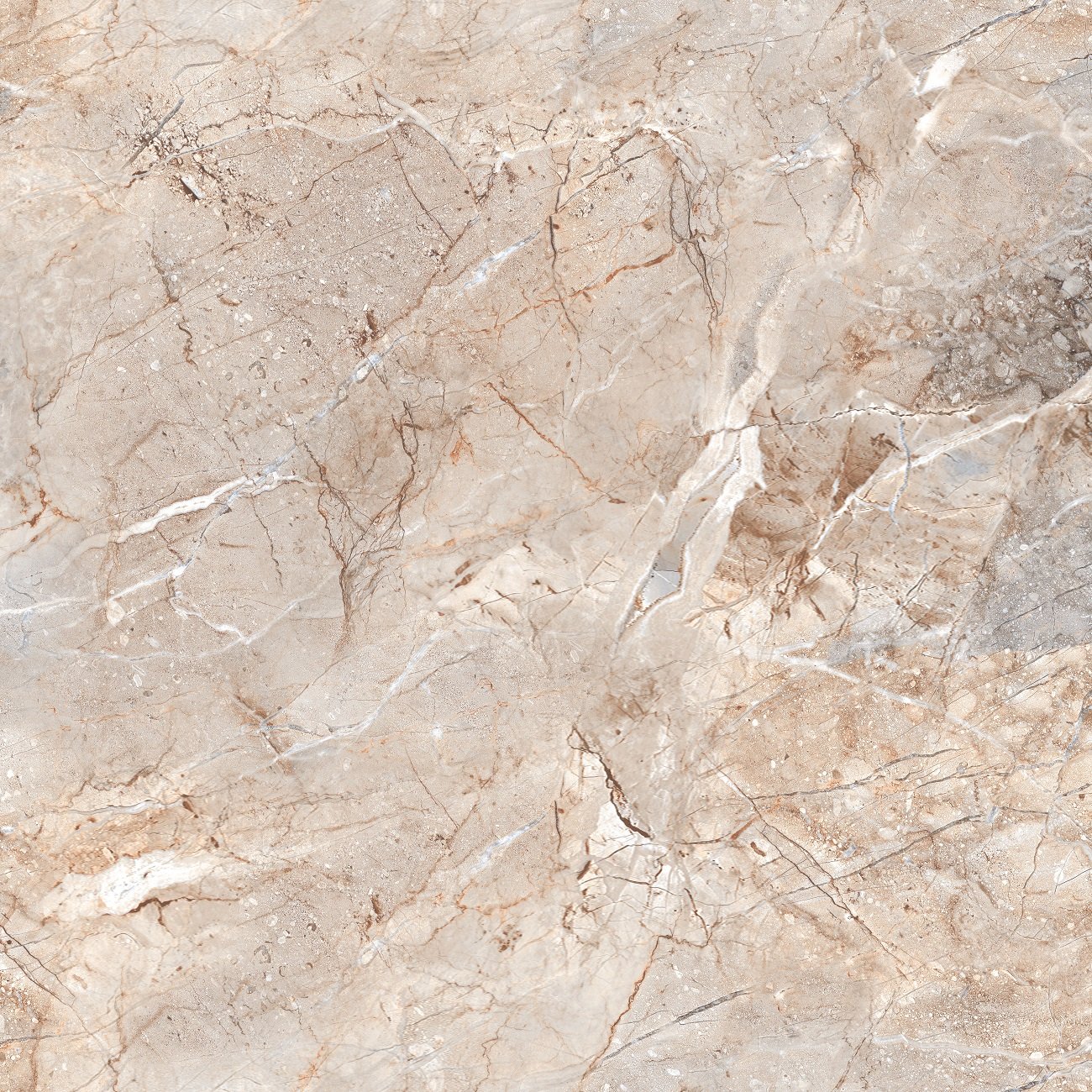 Напольный Ascrain Breccia Glossy 60x60 - фото 3