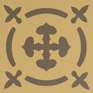 Декоративная вставка Метлахская плитка 070N008D004 ENC08 Clea 04 (TAU. COG) 7x7