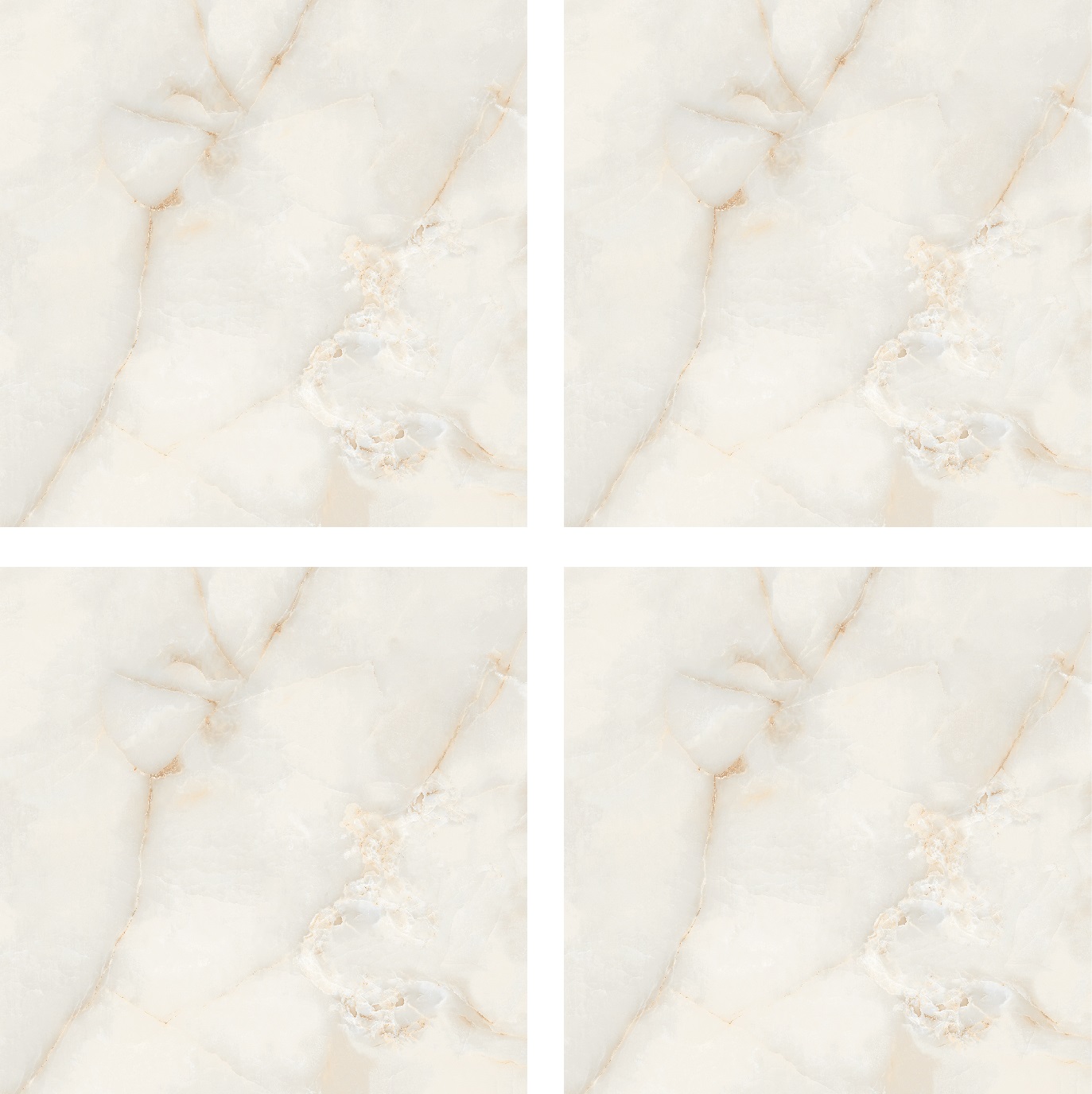 На пол Polished Ostra Bianco Glossy 120х120 - фото 2