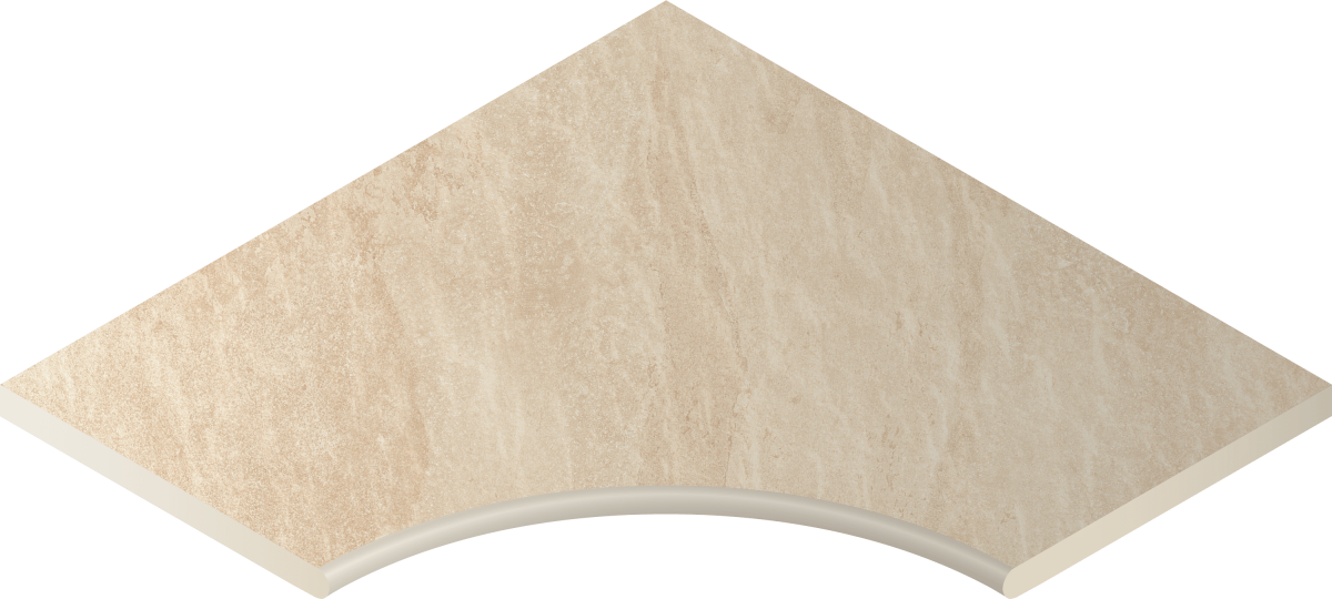 620090000395 Ступень Materia X2 Магнезио Бортик 60х60 Угловой Закругленный Натуральный