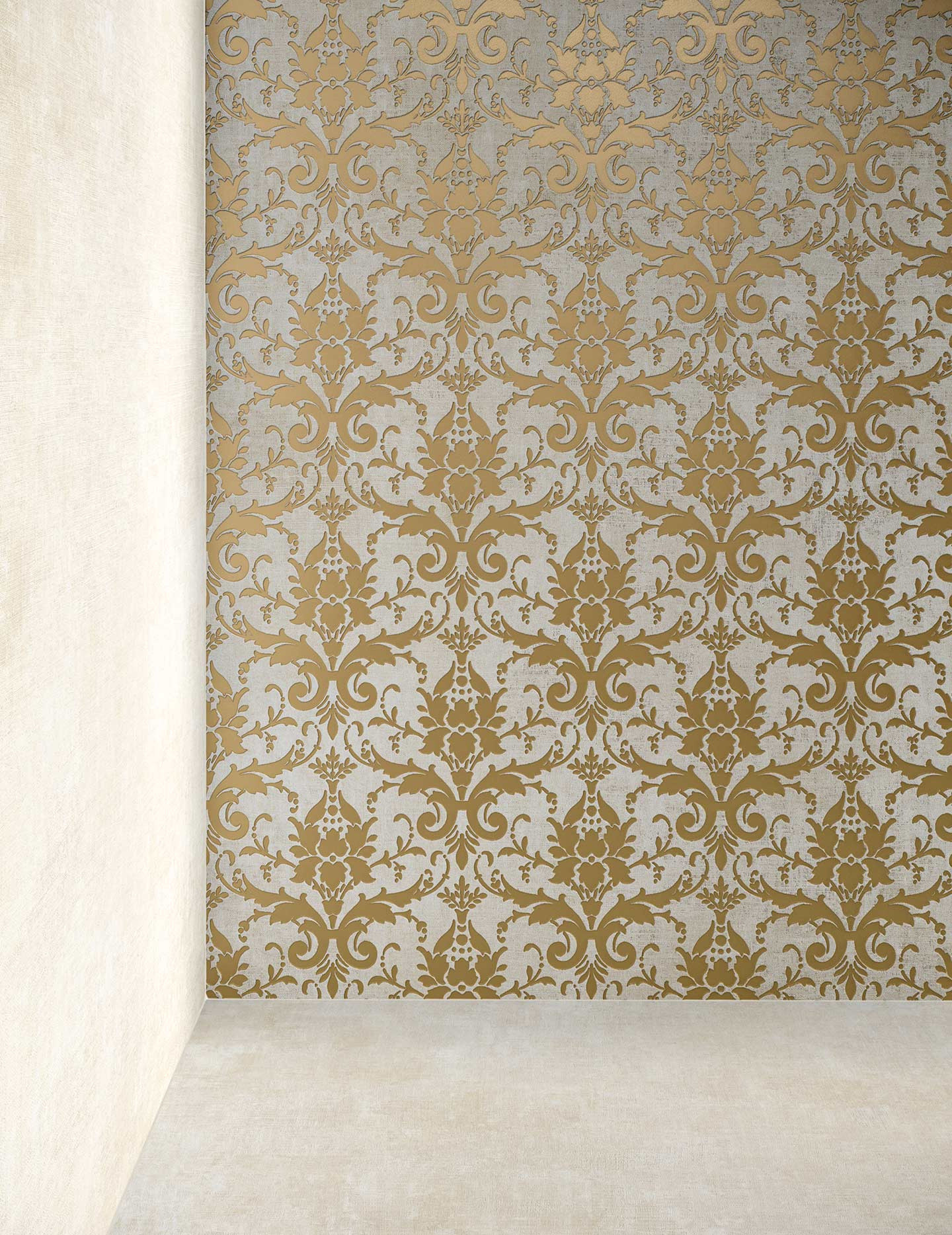 752617 Декор Tesori Decoro Broccato Bianco Oro 6mm 120x240 - фото 19