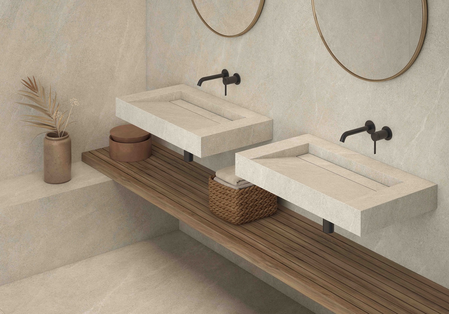 F6J0B54041 На пол Riviere Beige 60х120 - фото 2