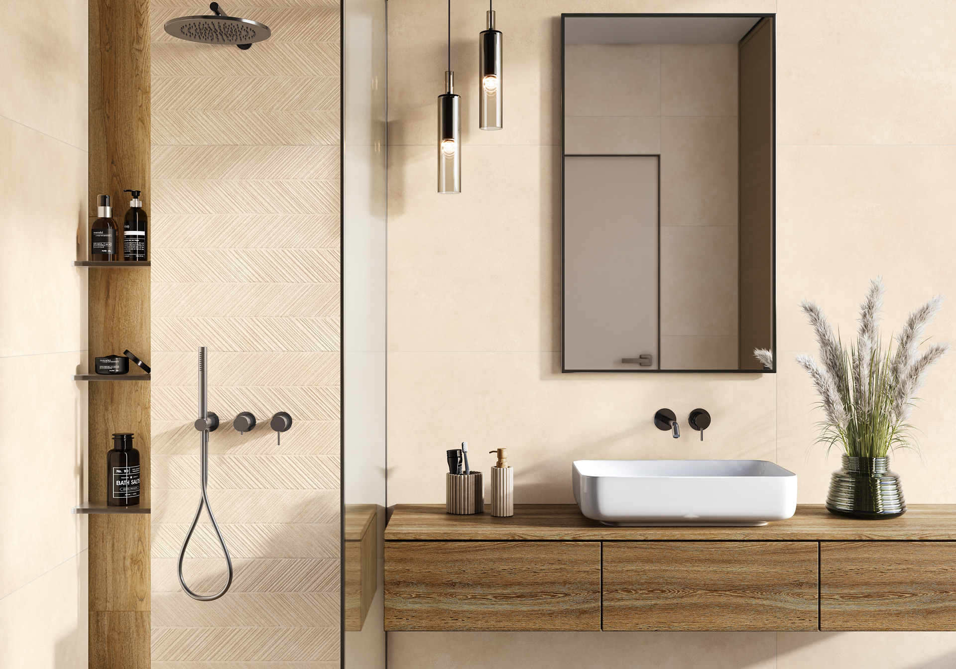 60120NEV18M На пол Nevel Taupe матовый карвинг 600x1200x7 - фото 16
