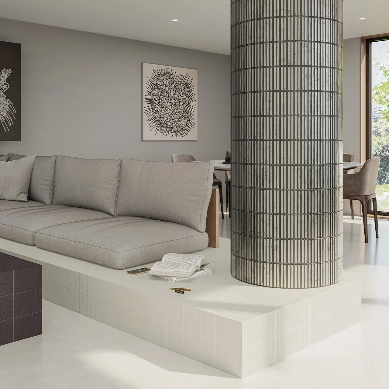 134904 На стену London Calling Bars Silver 11.6x11.6 - фото 10