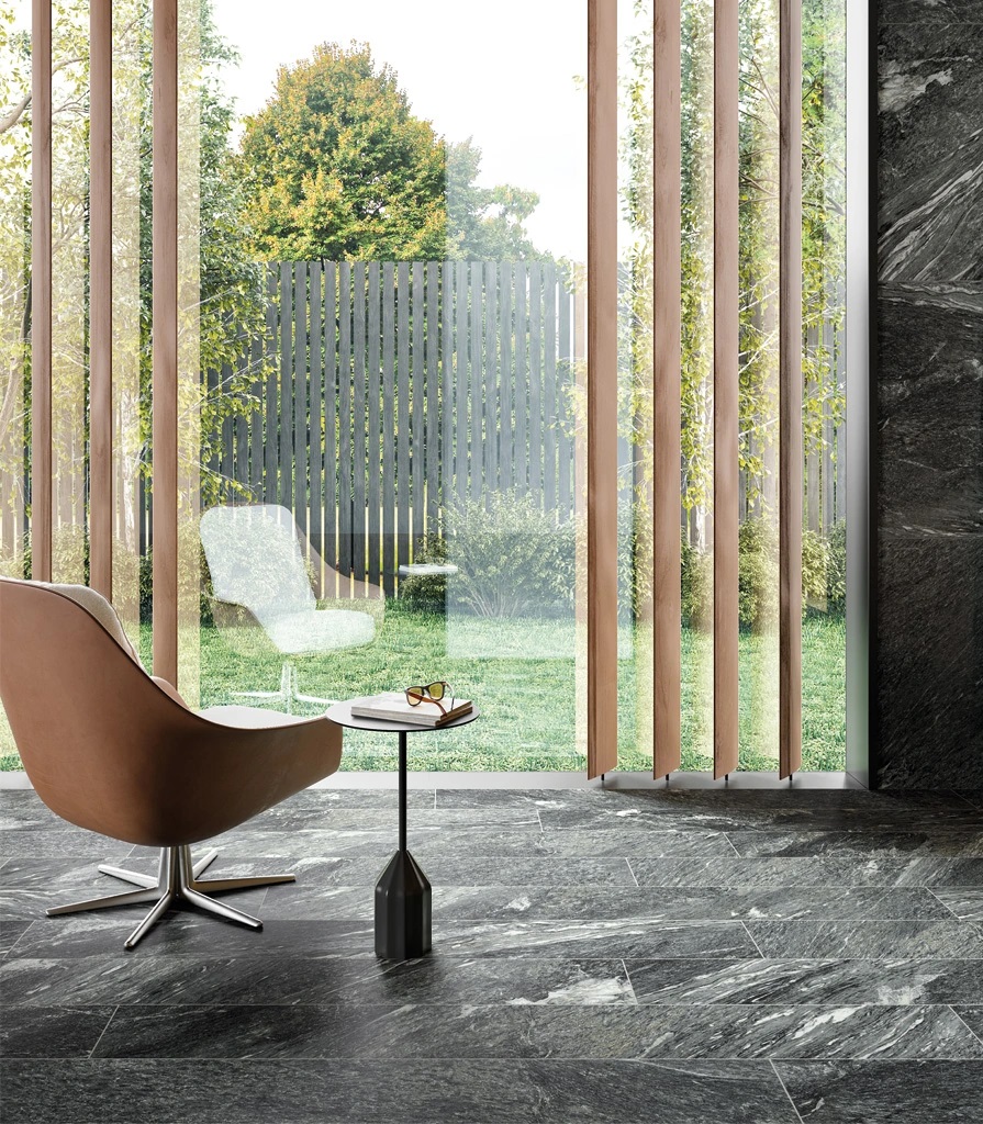610110000620 Декор Skyfall Nero Block 40x53 - фото 44