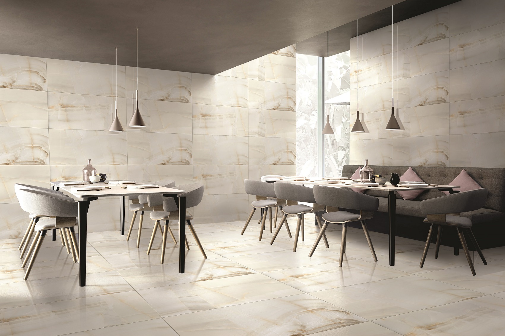 На пол Slim GVT Lapino White Carving Rectificado 60x120x0.7 - фото 7