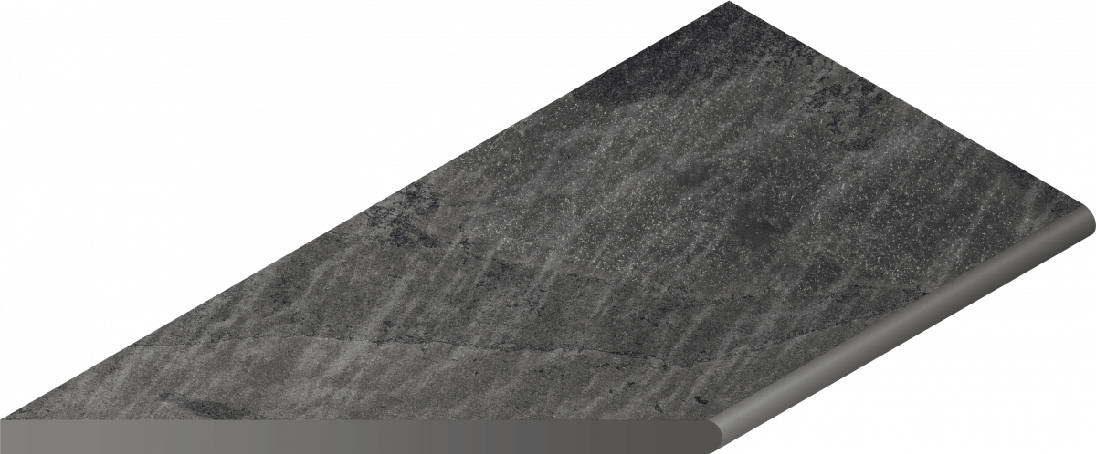 620090000415 Ступень Materia X2 Титанио Бортик 30x60 Закругленный Левый Натуральный