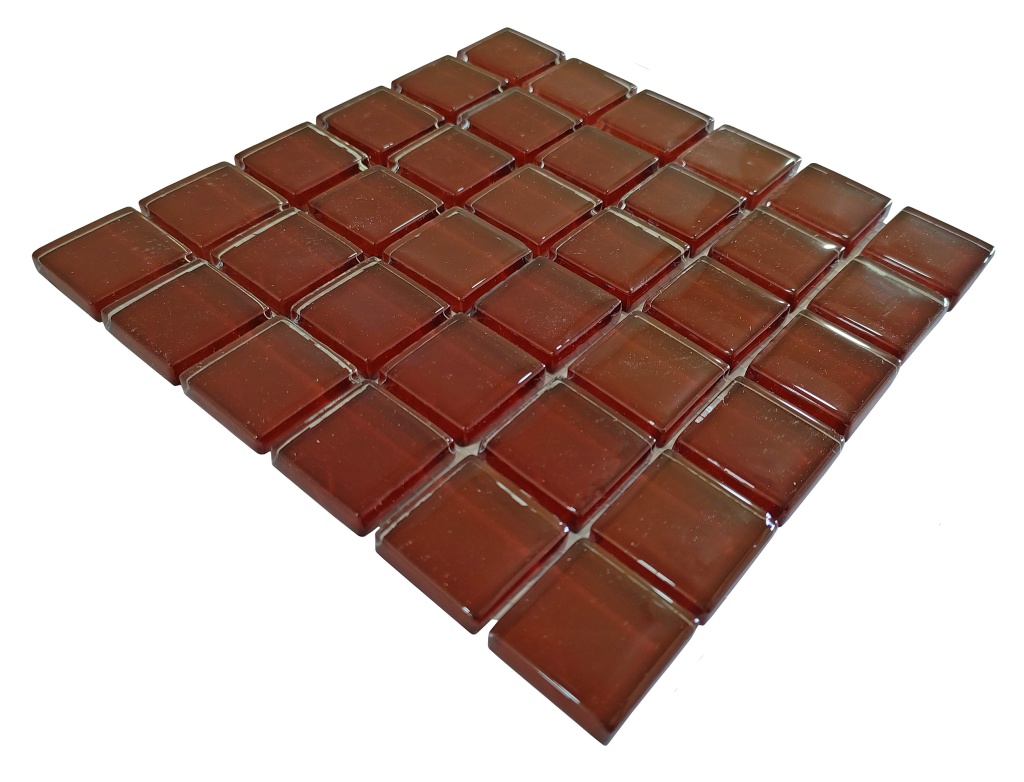 МС 4435 На пол Сокровища России Гранат моно красный матовый 23х23 300x300 - фото 9