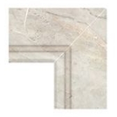 Бордюр Terrace Antislips Natural Series Внутренний угол 90° Beige Stone Handle 25x25