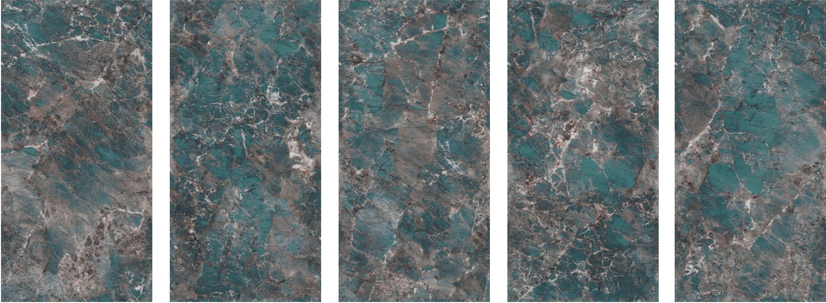 На пол Palacio  Neo Amazonite Teal High Gloss 60x120 - фото 2