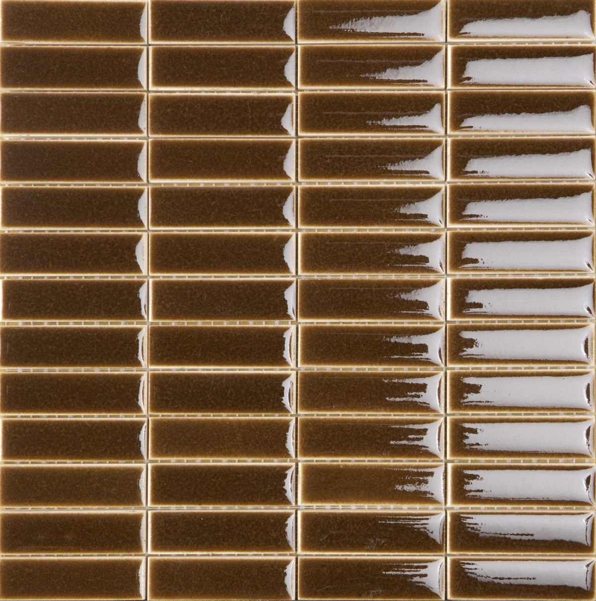 600110001172 Декор Surface Браун Глосси Брик 28.4x29.9