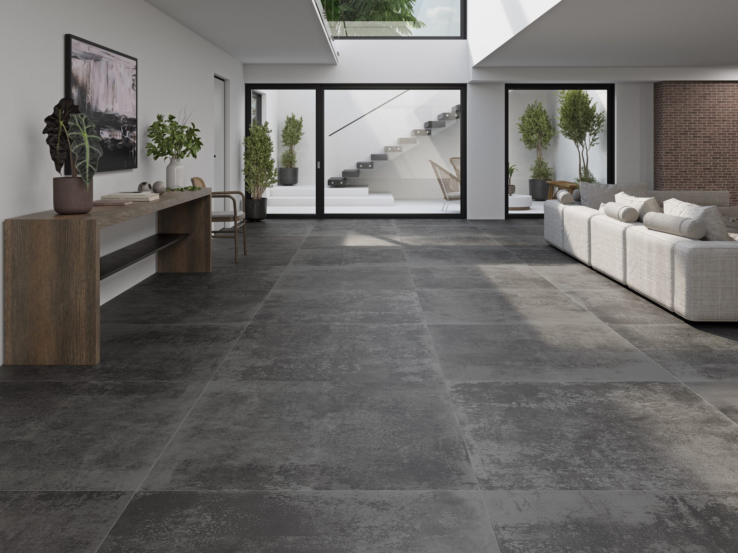 892077 На пол Stardust Grey 60x60 Lap - фото 11