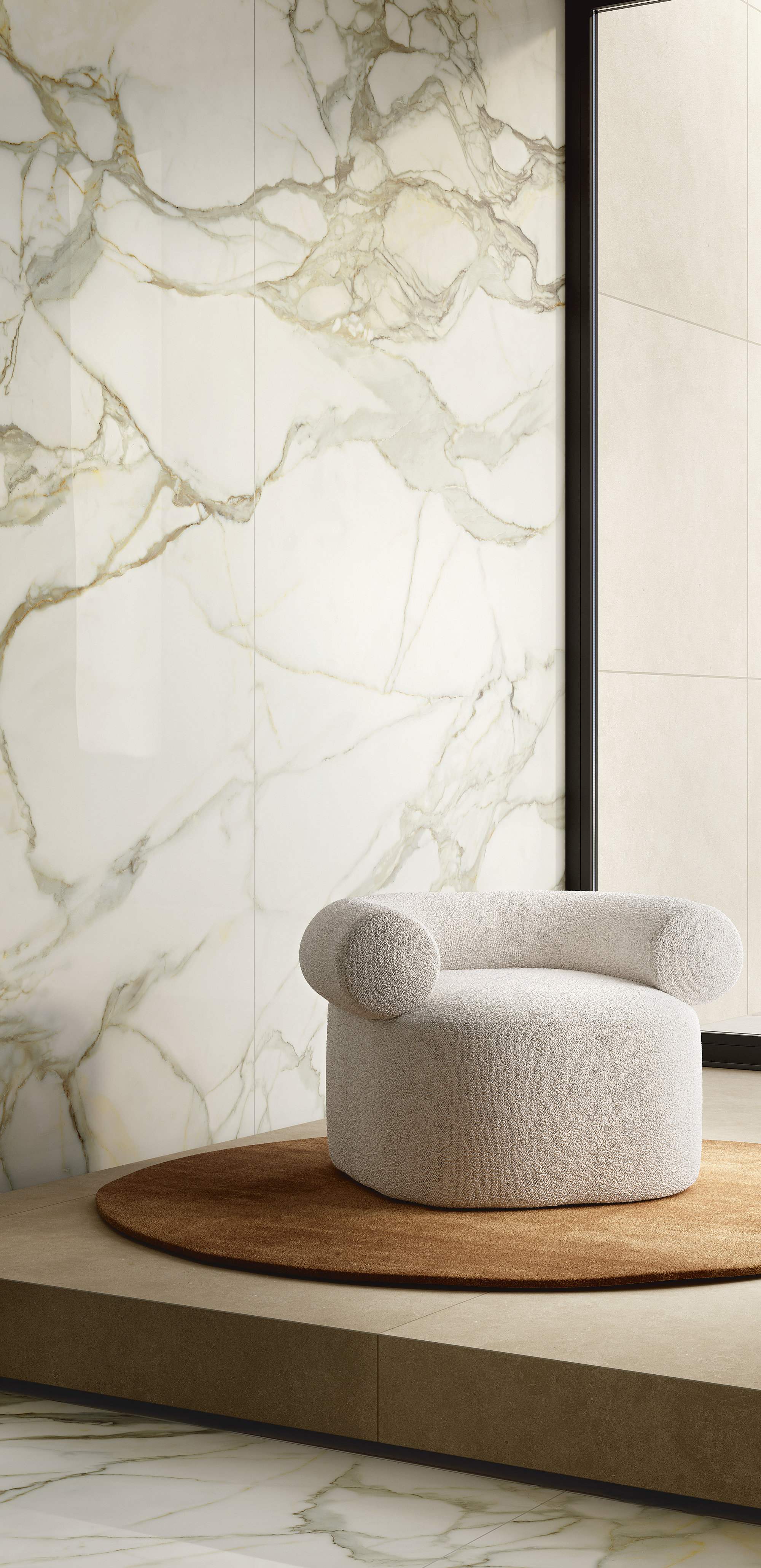 MMF33861530 На пол Maximum Marmi Opal White Feel 300х150 - фото 65