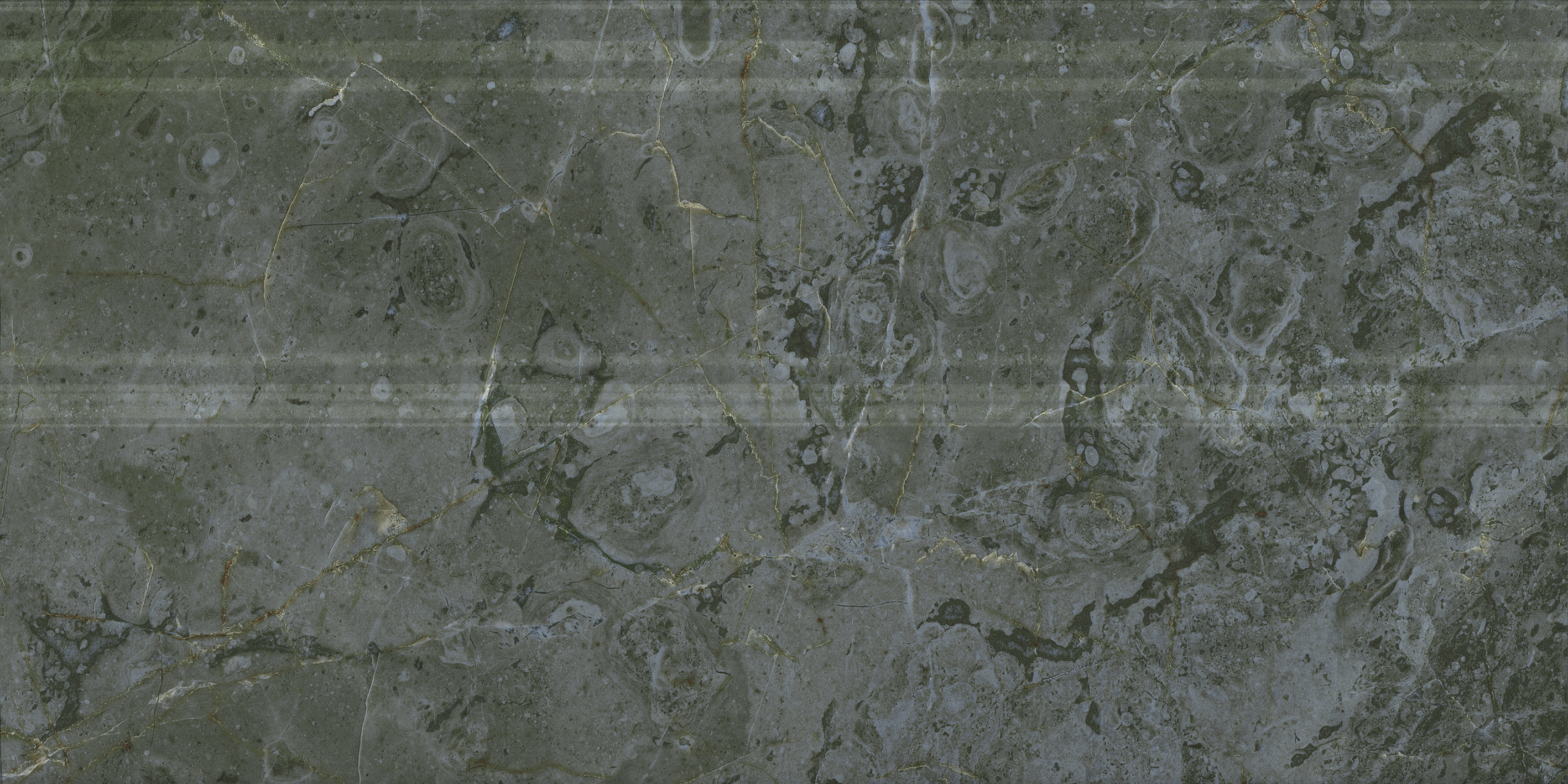 FMA031R Плинтус Серенада Зеленый Глянцевый Обрезной 30x15 - фото 4