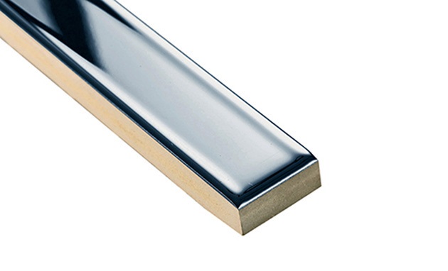 БК 212 Бордюр Керамические бордюры Черный люстрированный 2х60 - фото 2