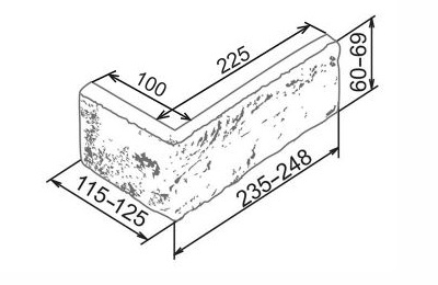 На стену Марсель 309 Угол 235-248х115-125х60-69х17 - фото 2