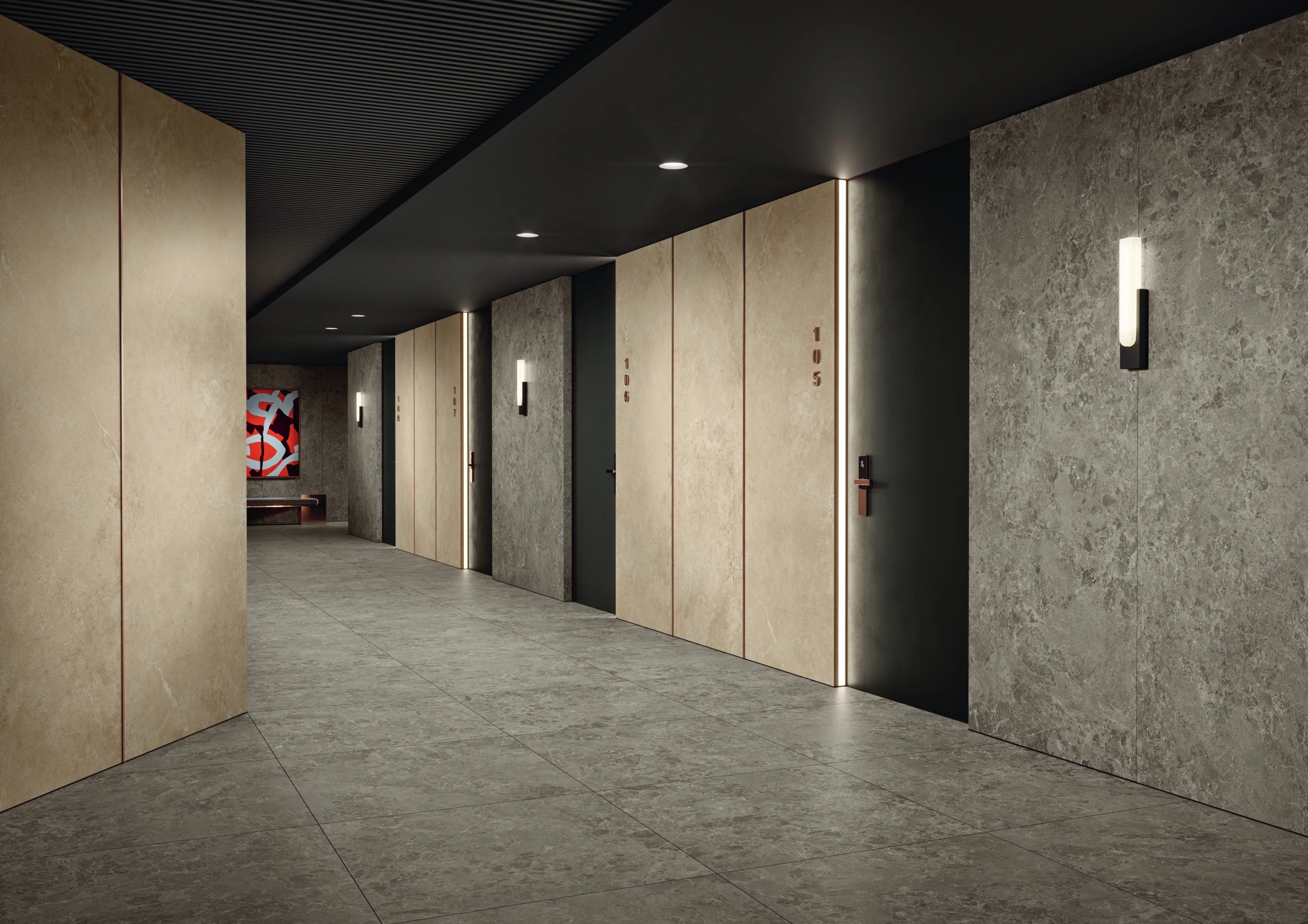 B251030LPS4B На пол Linea Pure Stone Grey NR 6mm 300x100 - фото 4