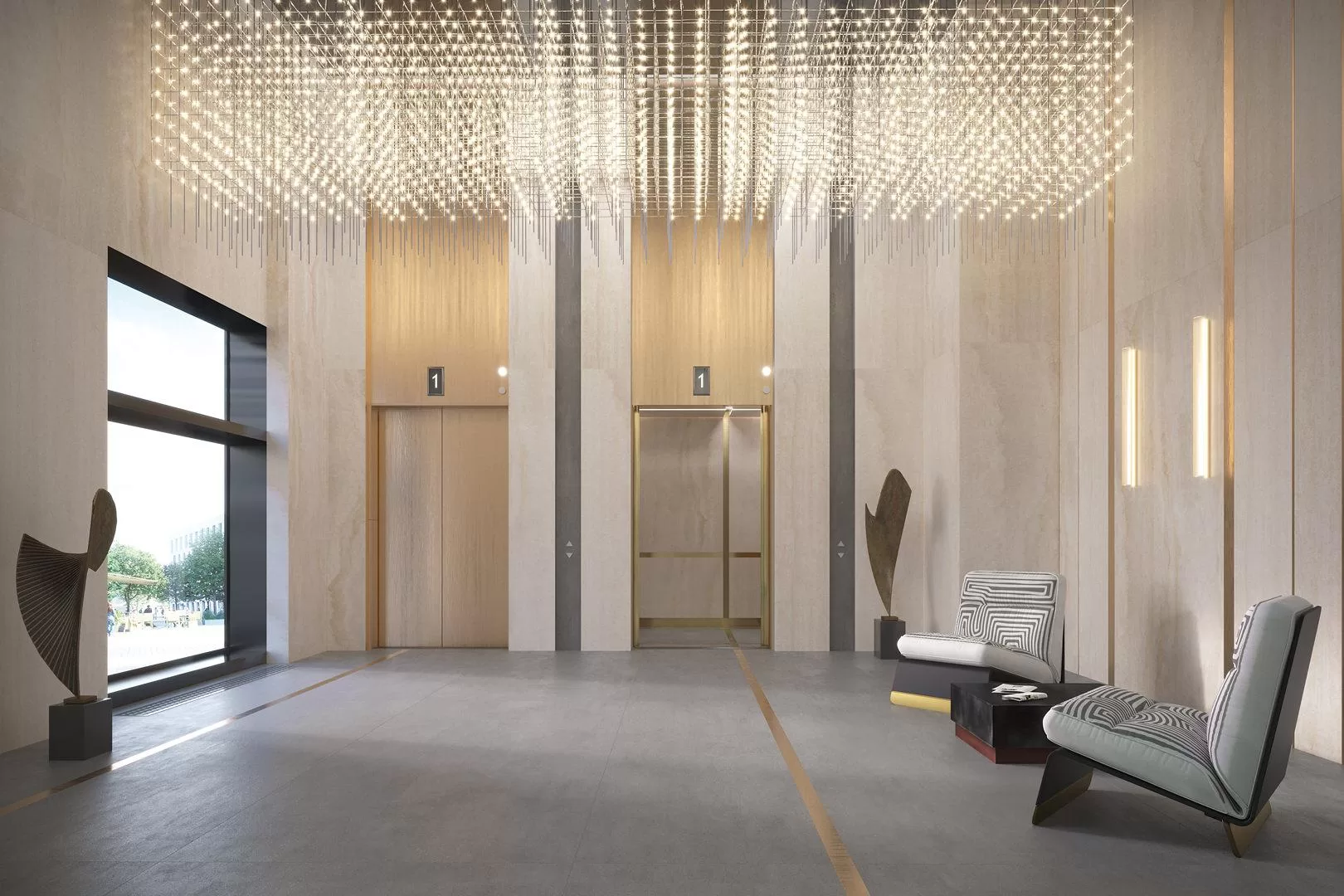 SG571700R На пол Travertine/Травертин Бежевый обрезной 80x160 - фото 3