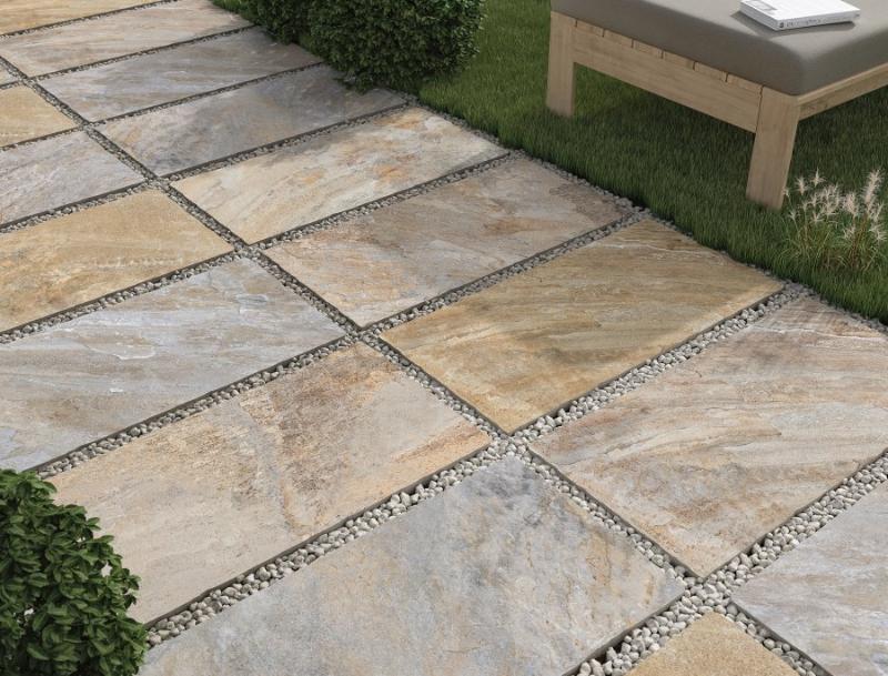 На пол Stone Du Monde SM Ardesia Mix 20 mm 40x80 - фото 3