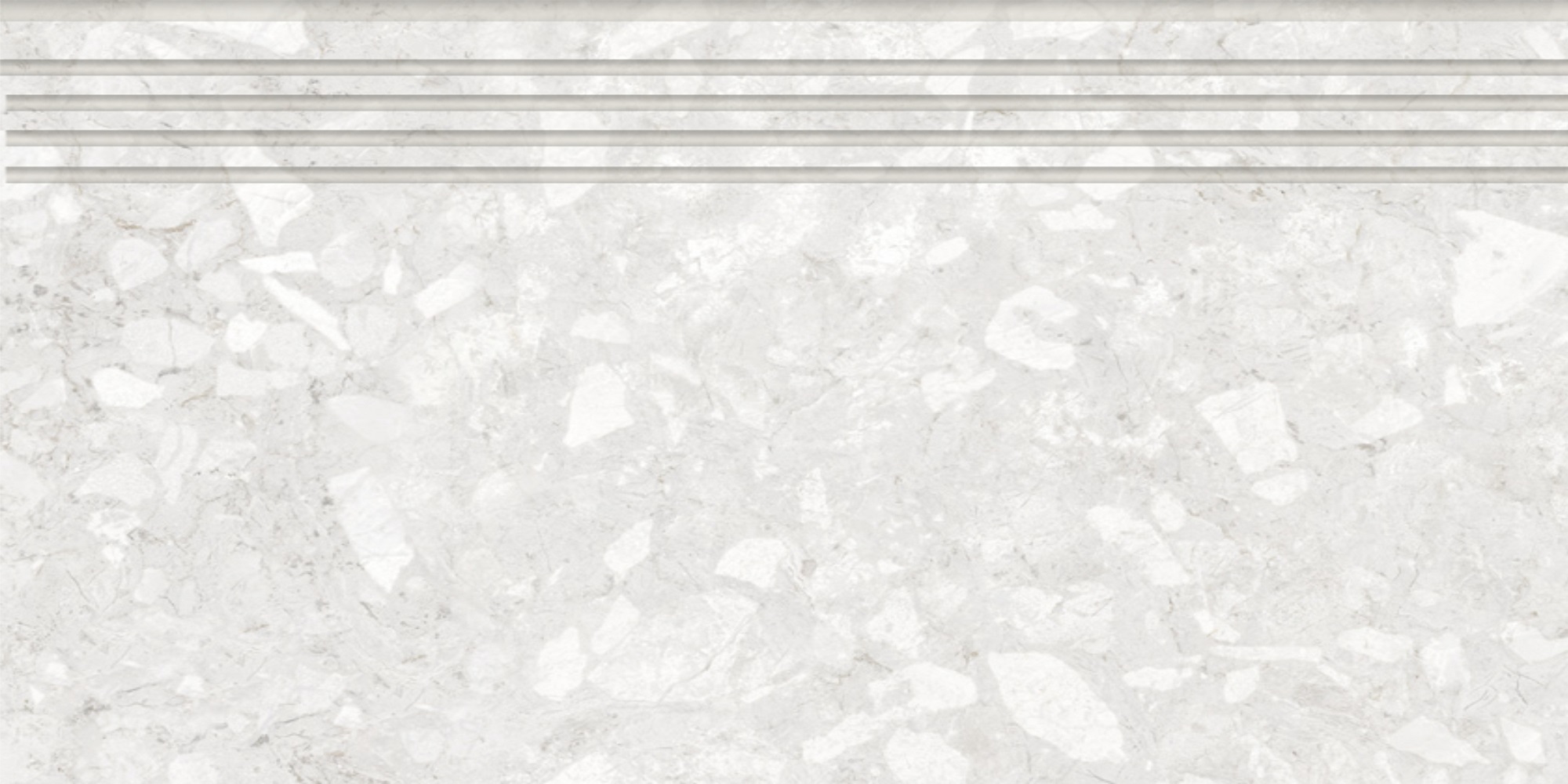 K-2110/MR/st01/300x600x9 Ступень Molekula Белый MR 300x600x9