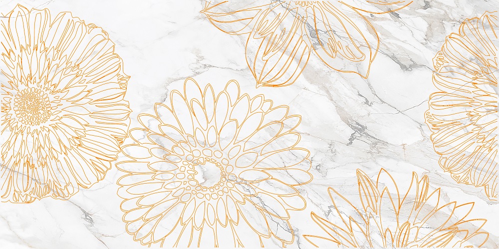 Декор Briere D Flower Белый 2 - фото 3