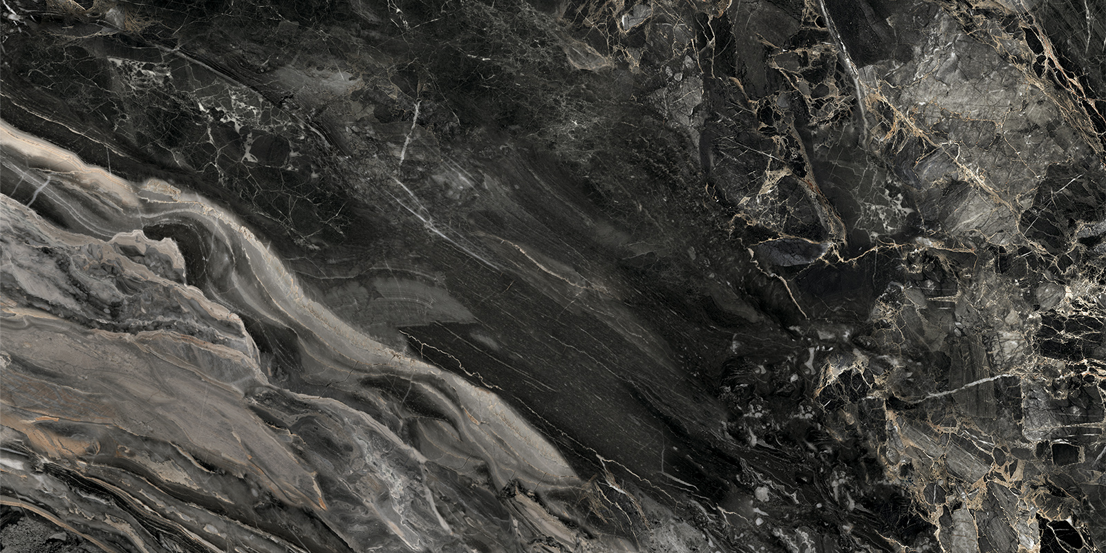 60120KRT99P На пол Karpaty Marble black полированный 600x1200x7 - фото 6