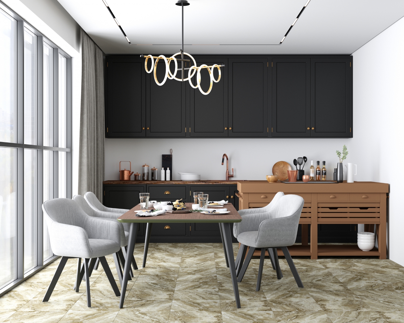 На пол Prada Brown 41.2x41.2 - фото 10