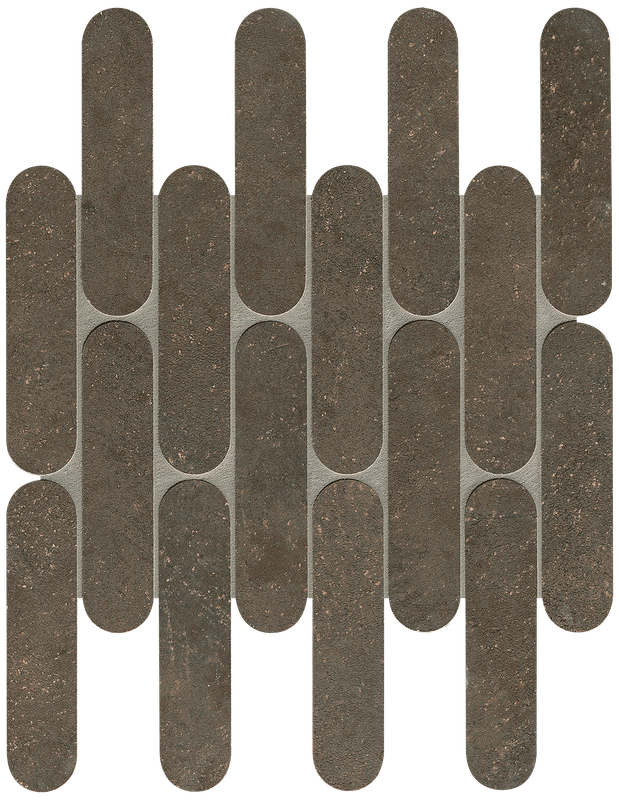 fRM8 На стену Nobu Cocoa Curve Mosaico Matt 29x29.5